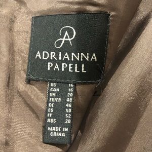 Adrianna Papell Size 16 long formal Worn once,
